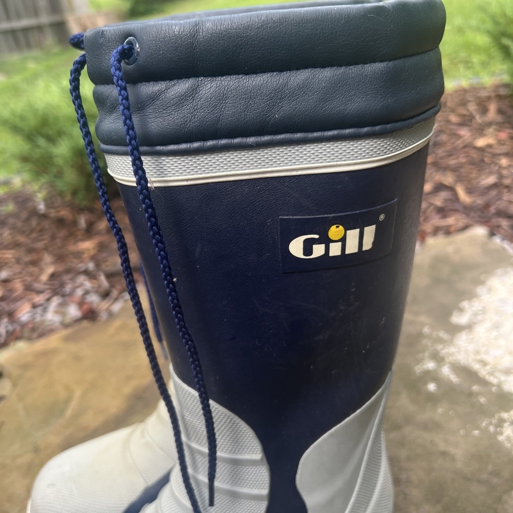 Vtg Douglas Gill Waterproof Marine Boating Women's Tall Boots US 4 Euro‎  35 - Picture 8 of 16